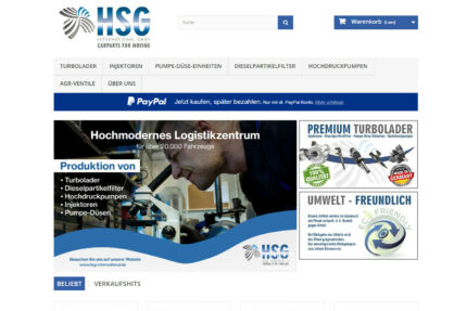 HSG International – Online-Shop
